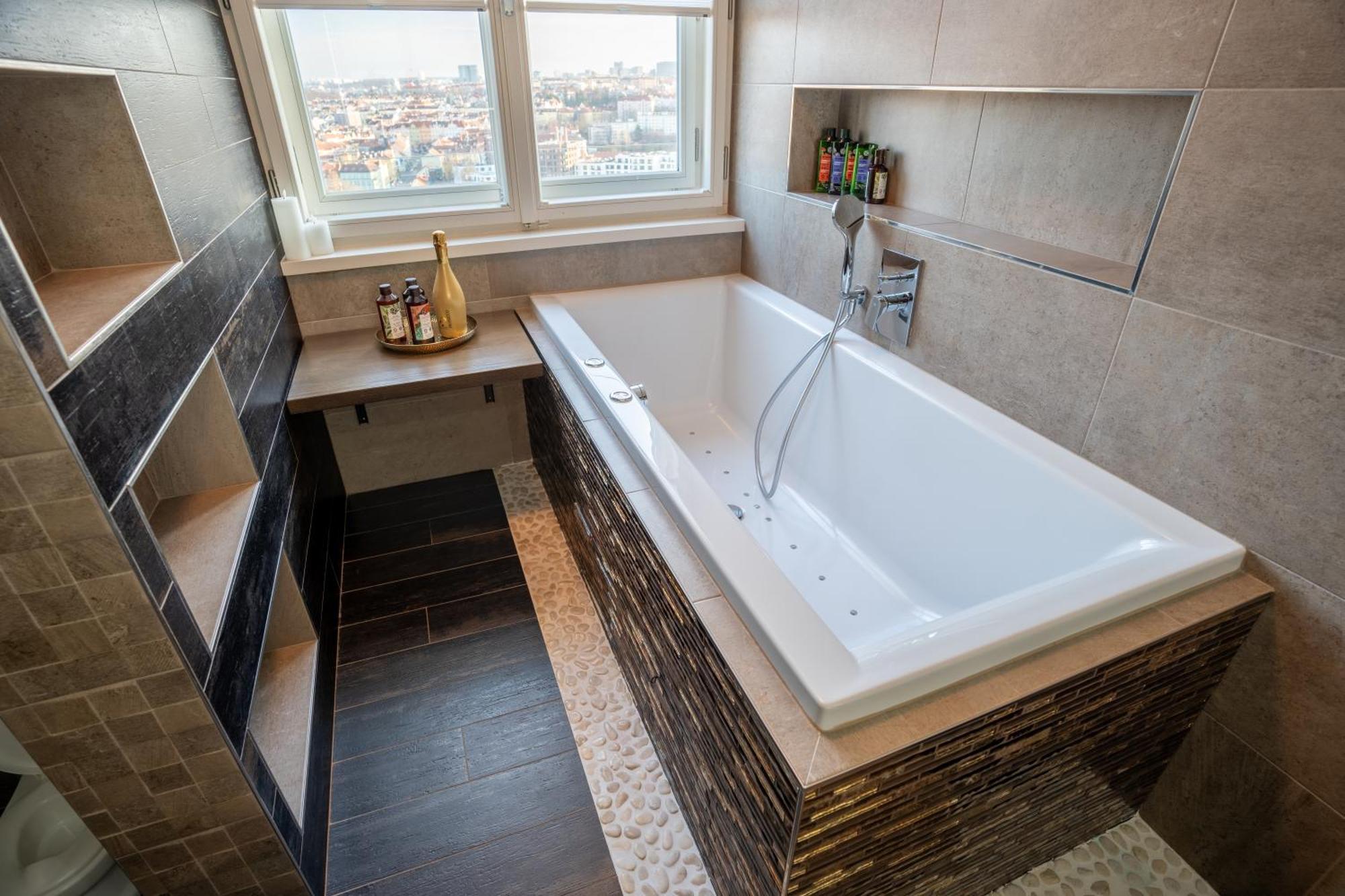 Luxury Rooftop Appartment With Fantastic Views Prague Extérieur photo