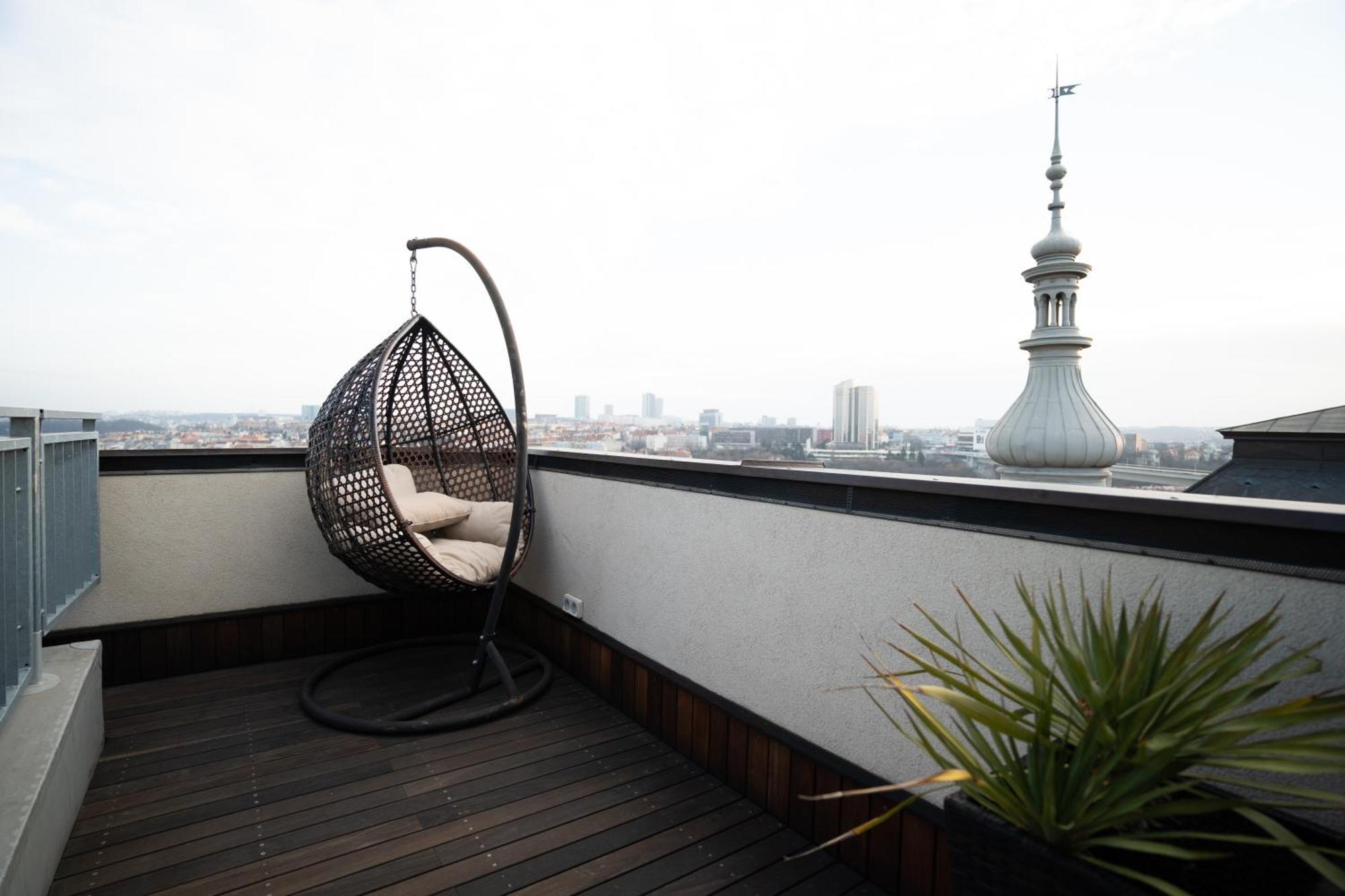 Luxury Rooftop Appartment With Fantastic Views Prague Extérieur photo